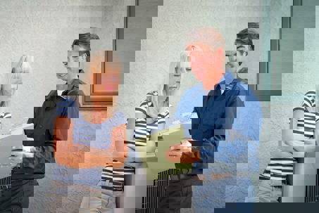 tech talks to homeowner